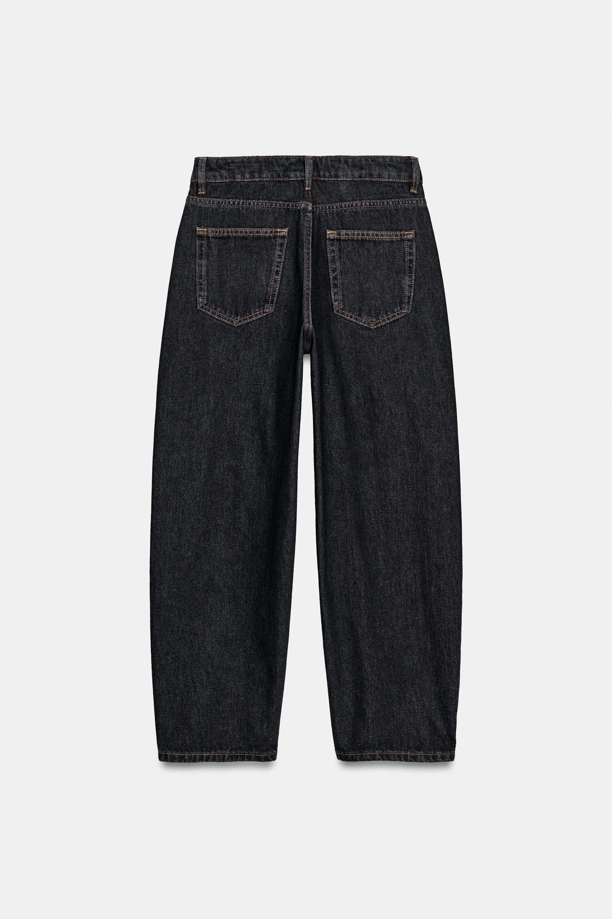 ZW COLLECTION TAPERED MID-RISE JEANS